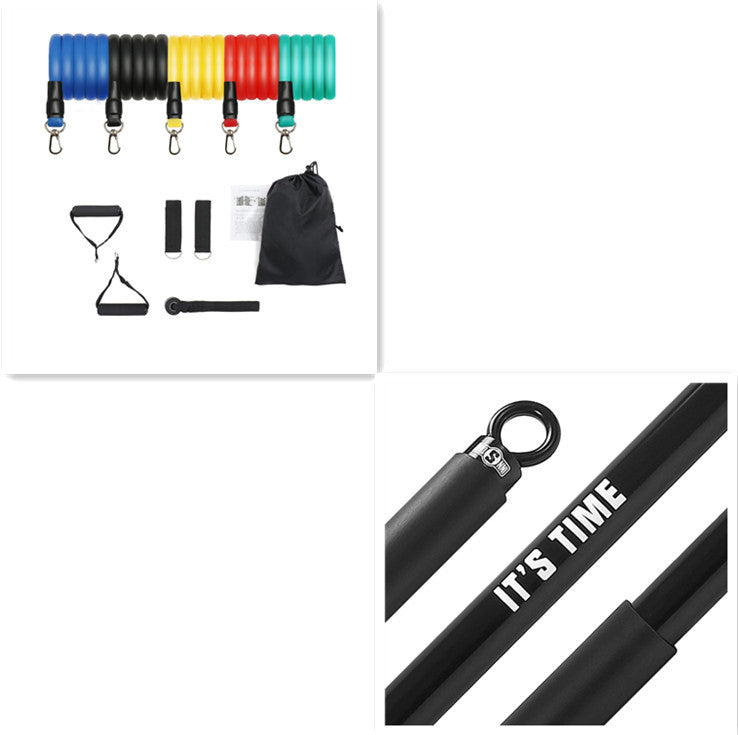 Fitness Tpe Latex 11 Piece Set Tensioner - AhDohNai