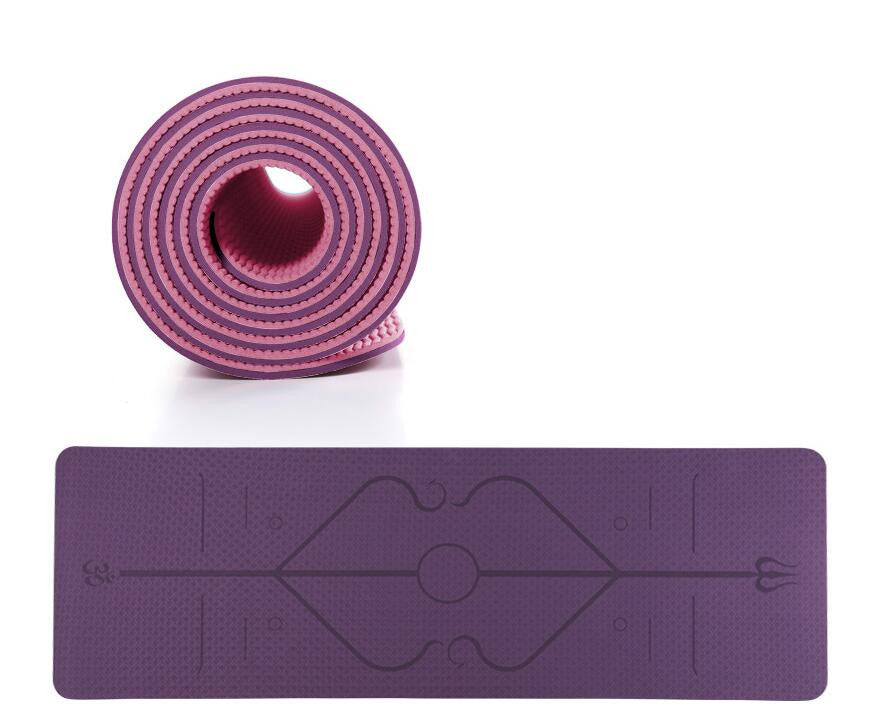 TPE Yoga Mat Non Slip Carpet - AhDohNai