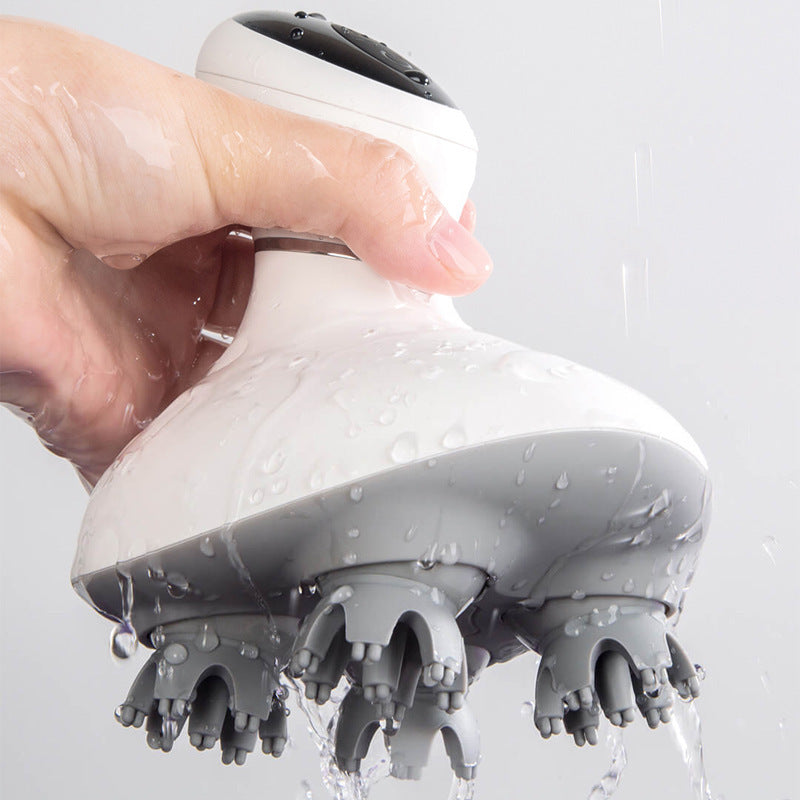 Waterproof Head Electric Scalp Massager - AhDohNai