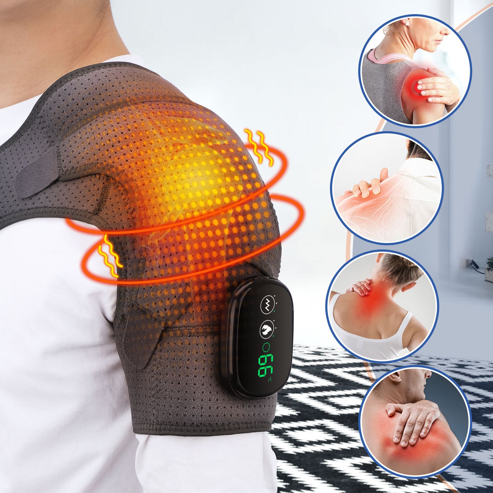 USB Electric Heating Shoulder Pad - AhDohNai