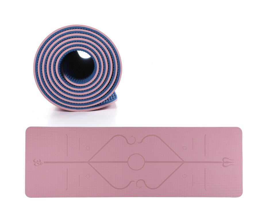 TPE Yoga Mat Non Slip Carpet - AhDohNai
