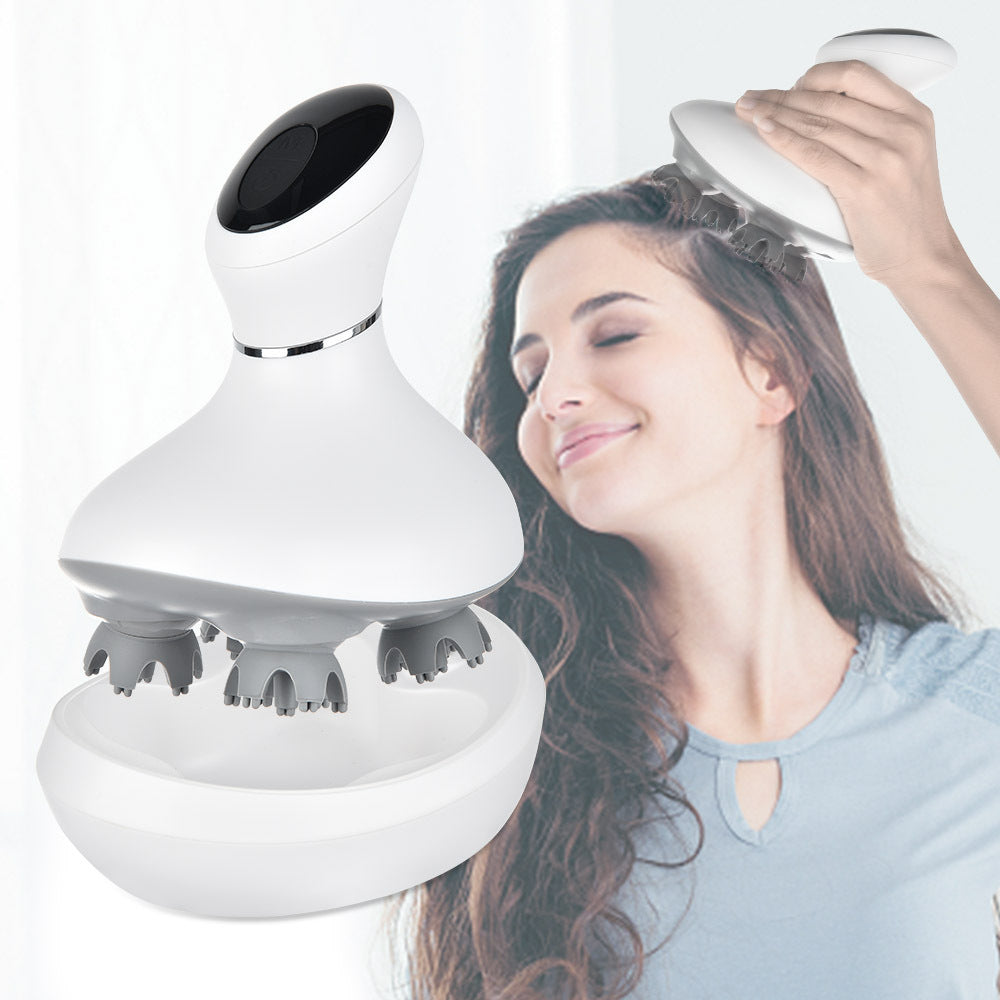 Waterproof Head Electric Scalp Massager - AhDohNai