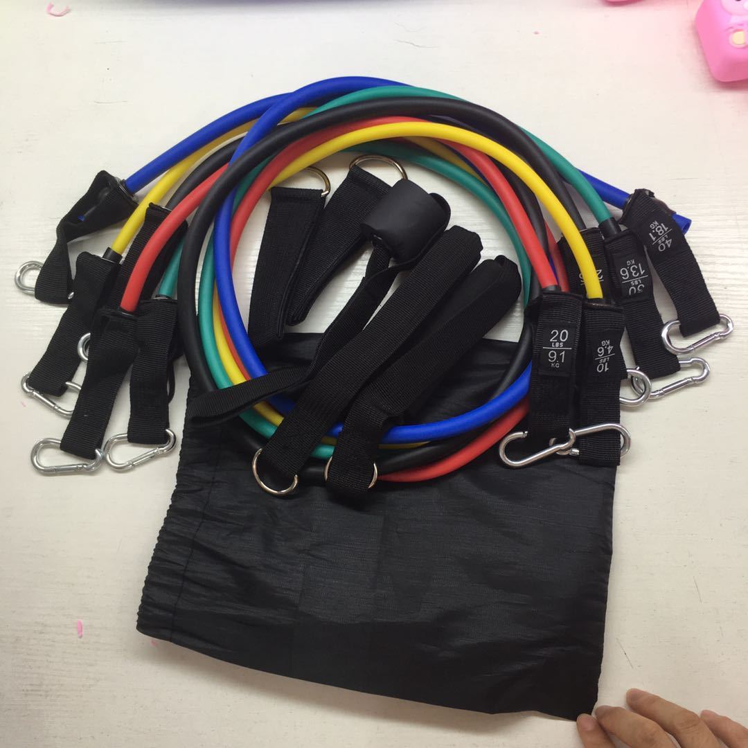 Fitness Tpe Latex 11 Piece Set Tensioner - AhDohNai