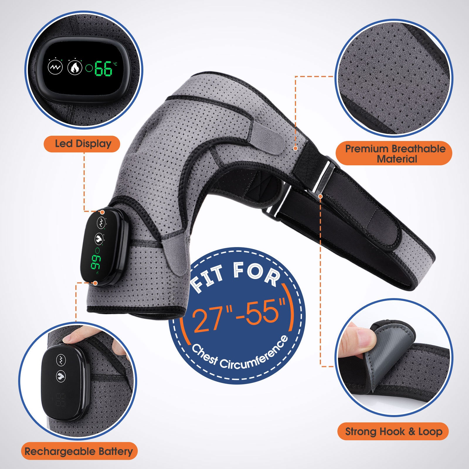 USB Electric Heating Shoulder Pad - AhDohNai