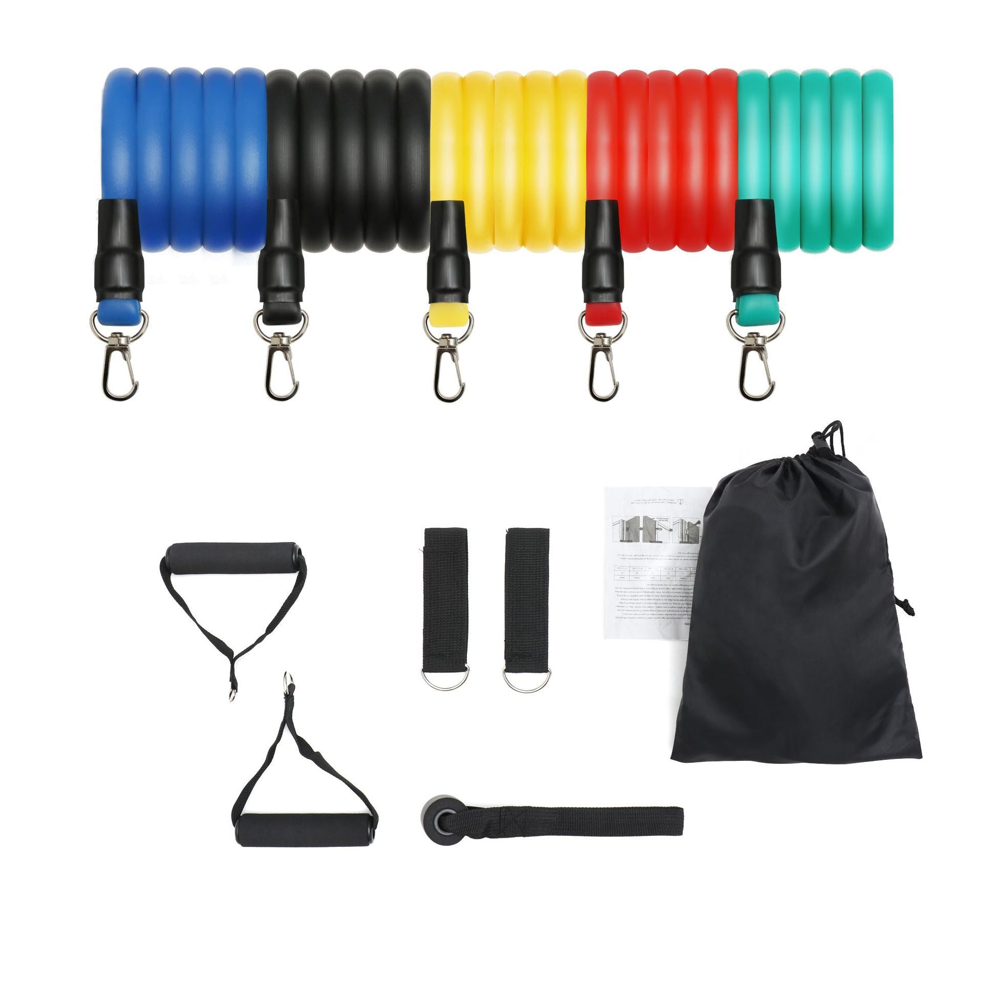 Fitness Tpe Latex 11 Piece Set Tensioner - AhDohNai