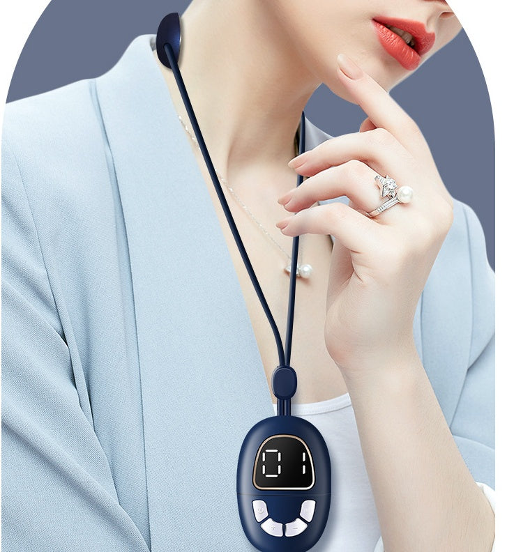 Mini Cervical Spine Hot Compress Hanging Neck Massager - AhDohNai